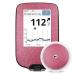 Freestyle Libre meter sticker glitter edition (pink glitter)