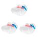 FOMIYES 9 Pairs Silicone Ear Display Silicone of Foot Pads Thong Sandal Toe Protectors High Heels Foot Cushions Front Insoles Toe Shoe Insoles Foot Stickers Grinding Feet