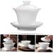 Alipis 1 Set Household Ceramics Coffee Drinking Tea Kung Saucer Office Retro Chinese Kitchen Style Home - Buy Online on GoSupps.com