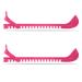 NQUEPN adjustable ice skating protection slipproof ice skating ski protection with shot buckle hockey skills Kufsenschoner figure skating accessories for men (pink)