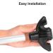 LAMELLIS Non-Slip Four-Base Cane Tip Self-Standing Four-Base for Cane Four-Legged Cane Foot Cover 4 PCS - Buy Online on GoSupps.com