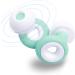 KERWHIS Noise Cancelling Ear Plugs for Sleeping | Super Soft Reusable Silicone Earbuds with 6 Tips (S/M/L) - 25dB Hearing Protection - Buy Online on GoSupps.com