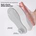 Memory Foam Invisible Height Increase Insoles - Breathable Orthopedic Shock Absorption Pads (EU43-44 A1.5cm) - Improve Comfort & Style - Buy Online on GoSupps.com