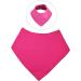 Royal Icon Baby Bandana Bibs - Stylish & Functional Dribble Bibs 0-6 months - Soft & Absorbent Bibs for Newborn Boys and Girls - Set of 3/6/12 in Fuchsia - Buy Online on GoSupps.com