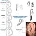 Buy 2 Left Small Clear Flexible SEMI Custom Ear Mold Inserts | Rubber Gel Earpiece for Police Duty Gear - International Shipping Available - Buy Online on GoSupps.com