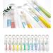 Twelve Toddler Toothbrush (1-3 Years) - Pastel Rainbow Colors - 12 Pack - Buy Online on GoSupps.com