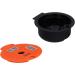  TOPINCN TOPINCN Reusable Coffee Capsules Refillable Pod Kit with Brush and Spoon Ground Coffee Filter Cup Home Cartridge Accessories for Kitchen Station (Orange 180ML) - Buy Online on GoSupps.com
