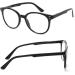3 Pack Stylish Reading Glasses - Spring Hinge Readers for Men & Women in Black/Tortoise - 2.5x Magnification - Buy Online on GoSupps.com
