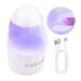 Saviland mini nail lamp UV lamp for nails evenly dry nails Portable design Travel UV lamp for gel nails small for gel nail polish poly-builder nail gel for beginners salon 1 1a white
