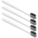 Healvian 8 pcs Soft Toothbrush Set | Extra Soft Nylon 3-Sided Travel Toothbrush for Sensitive Teeth | Gentle Reusable White Toothbrushes - Buy Online on GoSupps.com