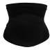 Zerodis Pregnant Women Belly Support Band Tummy Belt Seamless Elastic Band Prenatal Care Pregnant Clothing(L-Black)