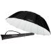 Westcott 4634 7-Feet White with Black Cover Parabolic Umbrella