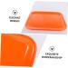 Zerodeko 1pc Tray Cupcake Stand Decor Christmas Platter Cake Plate Fruit Dish Fruit Plate Buffet Paper Cup 38.5X28.5X2CM Orange - Buy Online on GoSupps.com