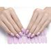 Semi Cured Gel Nail Strips 23 PCS Gel Nail Polish Stickers Wraps Adhesive Gel Nail Stickers with Nail File Stick and Sealing Strip(D) - Buy Online on GoSupps.com
