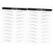 Beavorty 2 Pairs Eyebrow Stickers for Makeup Brow Tatoo 6d Brow Artificial Eyebrow Patch Makeup Tools