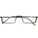 Eyekepper Gunmetal Half Rim Reading Glasses +2.25 | Quality Metal Spring Hinge | International Shipping Available - Buy Online on GoSupps.com