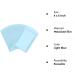 100 Pieces Holographic Storage Bags for Food - Light Blue 4 x 6 Inch - Buy Online on GoSupps.com
