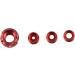 37/45 Degree Aluminum Hooded Peep Sight Compound Bow Housing Aperture Kit with 3 Size Inner Core - Red - Buy Online on GoSupps.com