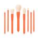 8-Piece Makeup Brush Set - Soft Wooden Handle Beauty Tools for Blush Powder & Foundation - Buy Online on GoSupps.com