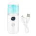CHDHALTD 30ml Mini Nano Mist Sprayer Handheld Facial Spray Mister Face Steamer Daily moisturizer USB Charging Face Skin Care Nano Sprayer White