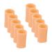 5 Pairs Finger Protector Finger Sleeves Finger Sleeve Protectors Joint Cover Joint Protection Covers Finger Protecting Cover Fingers Covers Finger Covers Finger Protecting Sleeve Khaki 5.00X2.00X2.00CM
