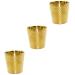 Beavorty 3 STK SCHRASIES MEN TROMES CANNENTS FOR SRIME SOOUR SOUMS CHELL Cup Shaping Siff foam shell stainless steel foam shell man soap holder metal stainless steel 304 7.1x7cmx3pcs Goldenx3st
