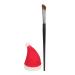 Brush Sponge Kit Red Christmas Hat Shape Makeup Sponge Soft Dry and Wet Use Makeup Sponge Brush Premium Nose Shadow Brush Set for Highlighting Shading Eyebrows