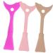 Angoily 3pcs Eyeliner Eyeshadow Baffle Lash Comb Separator Mascara Comb Silicone Eyeliner Make up Shield