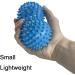 Peanut Ball Spiky Massage Ball Set - Hand & Foot Massager for Plantar Fasciitis Relief & Muscle Relaxation - 2-Piece Roller Massage Balls - Buy Online on GoSupps.com