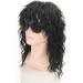 Small Hair Combs Black Wig Halloween Costume Male Wig Punk Curly Long Wig Women Curly Black One Size - Buy Online on GoSupps.com