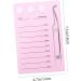 Mikinona Magnetic Eyelash Board Hand Plate Lashes Magnetic False Eyelashes Pallet Holder Eyelash Grafting Supplies Lash Storage Board Eyelash Holder Accessories Acrylic Epoxy Pink 14.3x9.4cm Pink - Buy Online on GoSupps.com