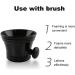 Razor Brush Bowl - Traditional Shaving Bowl with Handle | Plastic Shaving Cup for Men - Buy Online on GoSupps.com