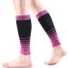 BESPORTBLE Calf Support Sleeve - Compression Wraps for Runners & Bike - Elastic Toeless Sock for Legs - Purple Leg Guard Shin Brace - Best Muscle Support for Sports - Buy Online on GoSupps.com
