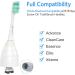 Senyum Toothbrush Replacement Heads for Philips Sonicare - E-Series 4 Pack - Buy Online on GoSupps.com