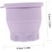 HOMSFOU cleanser tools makeup brush beauty tool cleaning bowl Brush Cleaning Pad brush cleaning tool Brush Cleaner drying rack cleaning cup detergent cosmetic Silica gel set purple 9.2X9.2X8.6CM Purple - Buy Online on GoSupps.com
