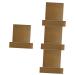 Didiseaon 40 pcs Straight Flat for Sticker The Resistant Stickers Curler Tool Straightener Fiberglass