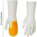 KKRAUS Silicone Cleaning Gloves Reusable Rubber Gloves Kitchen 3 Pairs Dishwashing Gloves with Brush Washing Household Gloves A Orange - Buy Online on GoSupps.com
