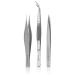May - Set - First aid tweezers - Splinter tweezers - Long tick tweezers with fixing pin - 3-piece - Stainless steel