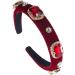 Crystal Rhinestone Headbands Embellished Headband Velvet Padded Wide Hairbands Party Wedding Headpiece Hair Accessories for Women (CCryRed) - Buy Online on GoSupps.com