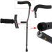 Underarm Crutch Adult Portable Folding Walking Cane F-Shape Adjustable Telescopic Crutch for Seniors Disabled Elderly Decorate Lucky Star - Buy Online on GoSupps.com