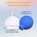 Tbusingoto 5-Series Glass Cupboard Set | Professional Suction Balls (25-65mm) for Medical & Fireless Cupping - Premium Blue Cupping Glass - Buy Online on GoSupps.com