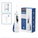 Water silk for teeth cordless oral shower tooth shower electrical dental floss with 4 jet tips 240 ml of tank rechargeable via USB for tavel and at home white V400 plus