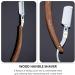Buy Lurrose Wooden Hair Scissors & Razor - Perfect for Home Salon & Travel | Mustache Grooming Tools - Buy Online on GoSupps.com
