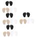 NOLITOY 12 Pairs Forefoot Pad Pinch Stickers Sandal Insoles Foot Protection Insoles Heated Hair Rollers Womens Sandal Socks Toe Protectors for Flip-Flops Non-Slip Slippers Gel