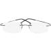 Buy Rimless Reading Glasses - Super Light Titanium Reading Aid for Men & Women +1.50 - Buy Online on GoSupps.com