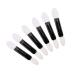 Healeved 50pcs Women Eyeshadow Brush Double Ended Sponge Cosmetology Foam White Disposable Smudge Stick Miss