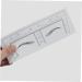 Healeved Eyebrow Ruler 10pcs Eyebrow Design Ruler Tools Eyebrow Shaping Ruler Drawing Tool Shape Disposable - Buy Online on GoSupps.com
