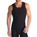 Marena Recovery Men's Adjustable Compression Vest for Post-Surgical Support Black Large (Pack of 1)