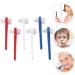 Gleavi 12 STK Double-Headed Toothbrush Set for Partial Dentures & Braces | Soft & Hard Prothesis Brush | Essential Dental Care Tools for Adults - Buy Online on GoSupps.com