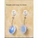 Sigandg 2-Pack Silicone Scalp Massage Brush - Wet & Dry Hair Scalp Stimulator for Improved Circulation & Relaxation - Relaxing Blue - Buy Online on GoSupps.com